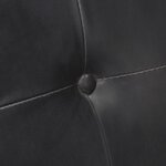 vidaXL Chaises à manger cantilever lot de 2 noir cuir véritable