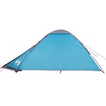 vidaXL Tente de camping à dôme 2 personnes bleu imperméable