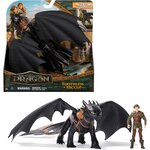Spin Master 6074007 - How to train your dragon - Figurine Viking Harold & Krokmou