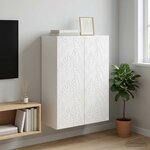 vidaXL Armoire Murale 66 x 34 5 x 90 cm Bois d'ingénierie