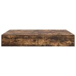 vidaXL Cadre de lit rangement Chêne fumé 160x200 cm