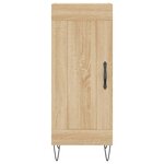 vidaXL Buffet haut Chêne sonoma 34 5x34x180 cm Bois d'ingénierie