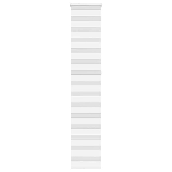 vidaXL Store zèbre blanc 50x230 cm largeur du tissu 45 9 cm polyester