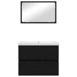 vidaXL Ensemble de mobilier de salle de bain 3 Pièces chêne artisanal