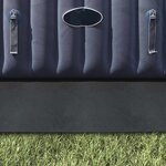 vidaXL Tapis de piscine Noir 396 x 396 x 0 1 cm Tissu non tissé