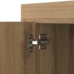 vidaXL Buffet Chêne artisanal 80 x 40 x 75 cm Bois d'ingénierie