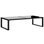 vidaXL Salon de jardin 5 Pièces avec coussins résine tressée anthracite