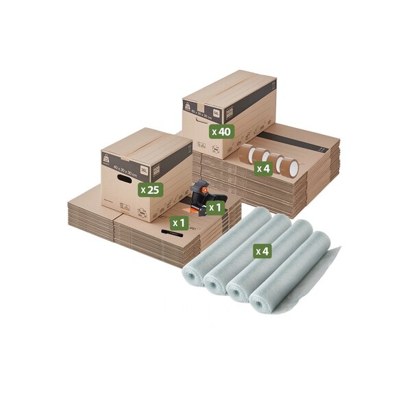 Pack and Move - Kit déménagement T5/T6 + marqueur noir et 4 adhésifs offerts