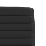 vidaXL Chaises à manger lot de 4 noir similicuir