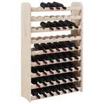 vidaXL Casier à vin 72 5x25x111 5 cm Bois de pin massif