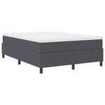 vidaXL Cadre de lit plateforme Gris foncé 160 x 200 cm