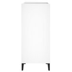 vidaXL Armoire à disques blanc 84 5x38x89 cm bois d'ingénierie