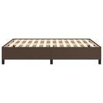 vidaXL Cadre de lit sans matelas marron 140x200 cm similicuir