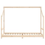 vidaXL Cadre de lit pour enfants 2x(80x200) cm bois de pin massif