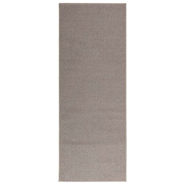 vidaXL Tapis d'intérieur LUGO Crème et Taupe 80 x 150 cm Polyester