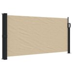vidaXL Auvent latéral rétractable beige 100x300 cm