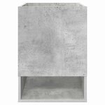 vidaXL Table d'appoint 2 Pièces Gris béton 40 x 40 x 56 cm