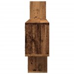 vidaXL Étagère murale vieux bois 167 5x18x68 cm bois d'ingénierie