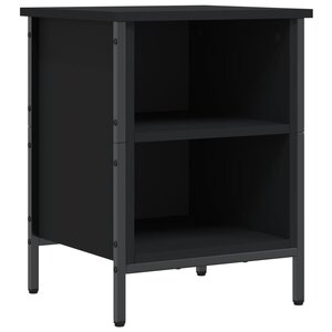 vidaXL Armoire à chaussures noir 38x35x50 cm bois d'ingénierie
