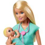 BARBIE Métiers Pédiatre Blonde