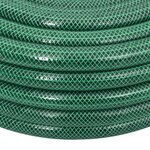 vidaXL Tuyau d'arrosage avec jeu de raccords vert 0 75" 100 m PVC