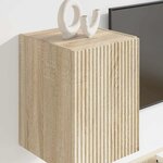 vidaXL Meuble TV mural 2 Pièces Sonoma 30 x 31 x 40 cm Bois d'ingénierie