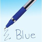 Paper mate brite - boite de 50 stylos bille avec capuchon - bleu - pointe 0.7mm