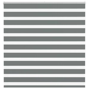 vidaXL Store zèbre gris foncé largeur du tissu 135 9 cm polyester