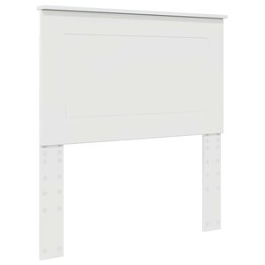 vidaXL Tête de lit Blanc brillant 80 cm Bois d'ingénierie