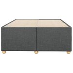 vidaXL Cadre de lit Gris foncé 120 x 200 cm Tissu