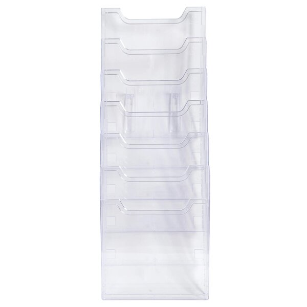 Trieur Mural Modulable Vertical 6 Compartiments A4 - Cristal - Exacompta