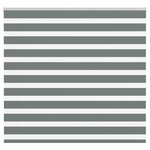 vidaXL Store zèbre gris foncé largeur du tissu 155 9 cm polyester