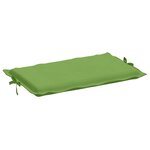 vidaXL Coussin de chaise longue vert mélangé 186x58x4 cm tissu