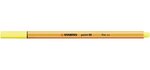 Stylo-Feutre POINT 88 Pointe Fine 0 4 mm jaune citron STABILO