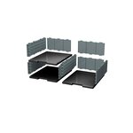 Module De Classement Modulodoc Set Élément De Base Jumbo Ecoblack - Gris Foncé - Exacompta