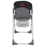 vidaXL Chaise haute pour bébé Gris