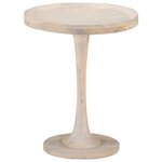 vidaXL Table d'appoint Ø60x75 cm Bois de manguier massif