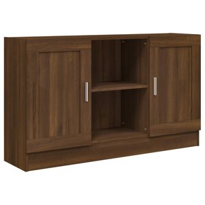 vidaXL Buffet Chêne marron 120x30 5x70 cm Bois d'ingénierie