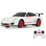 JAMARA Voiture télécommandée Porsche GT3 RS 1:24 Blanc