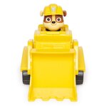 Spin Master 6069057 - La Pat Patrouille Véhicule de chantier avec la figurine de Rubble