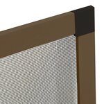 vidaXL Moustiquaire pour fenêtres Marron 100x120 cm