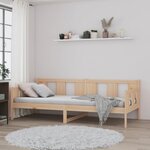 vidaXL Lit de jour Bois massif de pin 80x200 cm