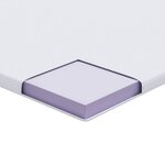 vidaXL Coussins de Matelas Blanc 90 x 200 cm