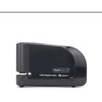 Agrafeuse électrique 626EL Piles / USB Noir RAPESCO