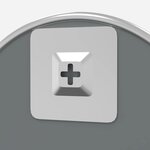 vidaXL Miroir mural Argenté Ø 30 cm Rond