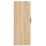 vidaXL Armoire murale chêne sonoma 69 5x34x90 cm bois d'ingénierie