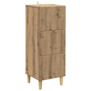 vidaXL Armoire à tiroirs Chêne artisanal 33 x 34 5 x 90 cm