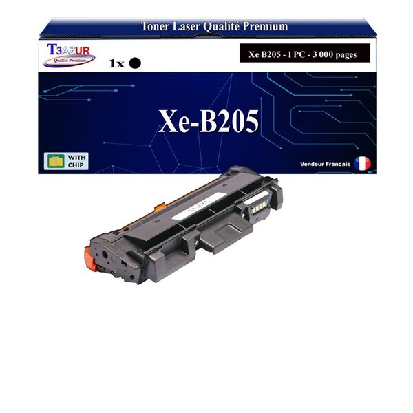 T3AZUR -Toner compatible avec Xerox B205 B210 B215 (106R04347/106R04346) - Noir