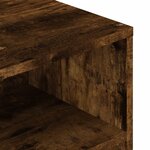 vidaXL Table basse chêne fumé 90x55x42 5 cm bois d'ingénierie