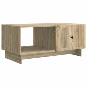 vidaXL Table basse Chêne Sonoma 90 x 50 x 40 cm Bois d'ingénierie